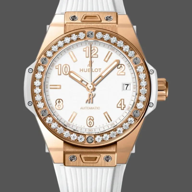 Hublot Big Bang Unisex 465.OE.2080.RW.1204 Replica - Quadrante Bianco Fabric