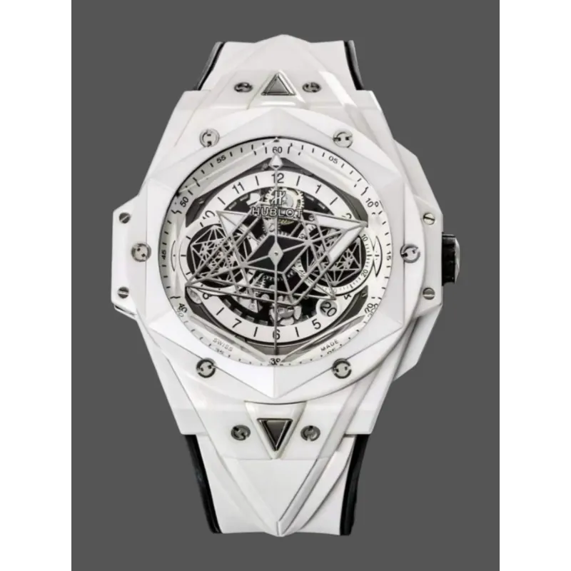 Hublot Big Bang Sang Bleu 418.HX.2001.RX.MXM21 Replica - Quadrante Bianco Ceramica