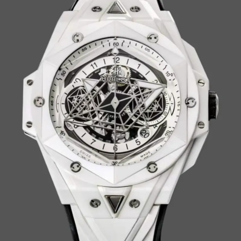 Hublot Big Bang Sang Bleu 418.HX.2001.RX.MXM21 Replica - Quadrante Bianco Ceramica