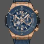 Hublot Big Bang Unico King Gold Blue Ceramic 421.OL.5180.RX Replica - Quadrante Blu Oro