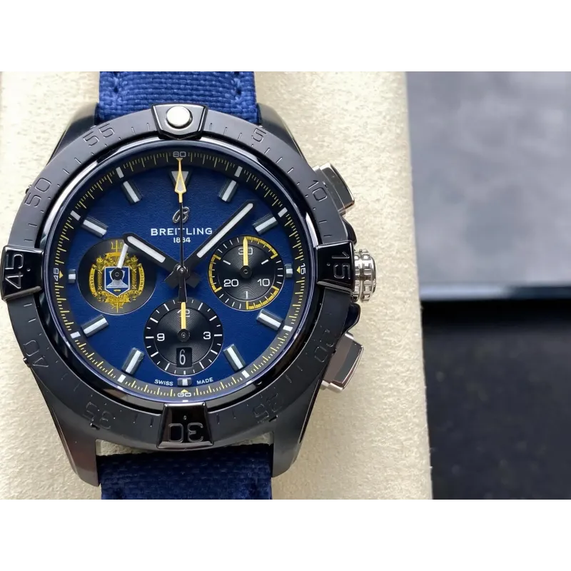 Breitling Chronomat B01 44 SB01474A1C1X1 Replica - Quadrante Blu Acciaio Inossidabile