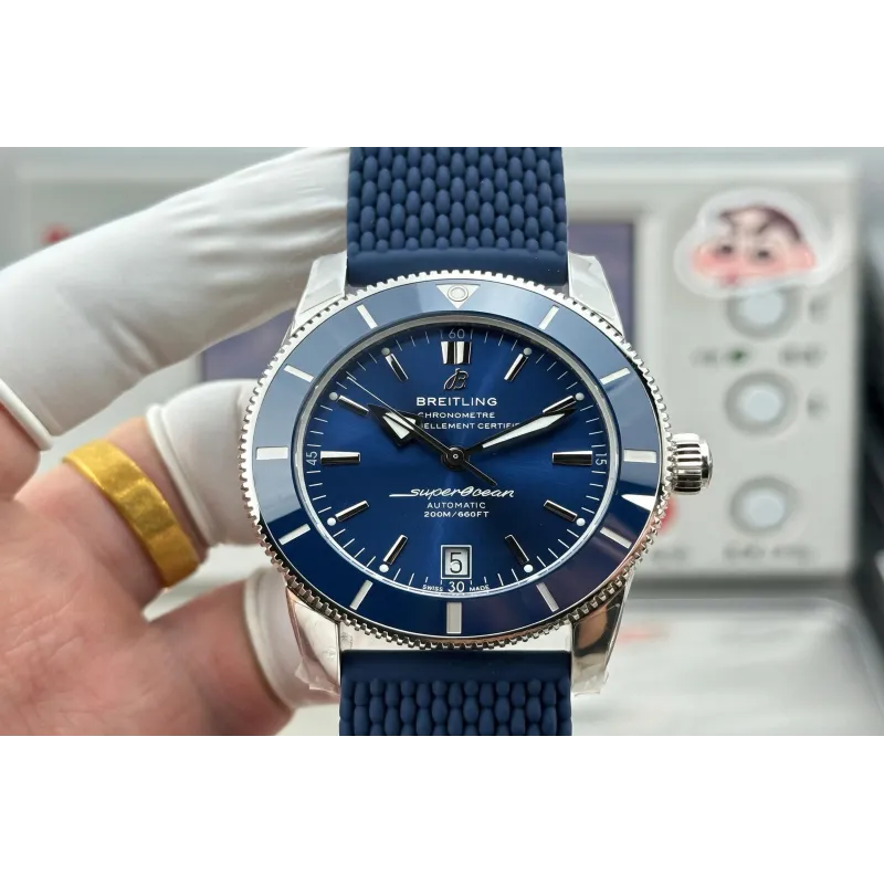 Breitling Superocean Heritage AB2020161C1S1 Replica - Quadrante Blu Cinturino Caucciu
