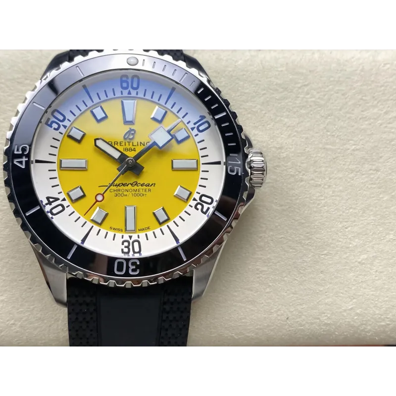 Breitling Superocean Automatic A17375211I1S1 Replica - Quadrante Giallo Acciaio Inossidabile