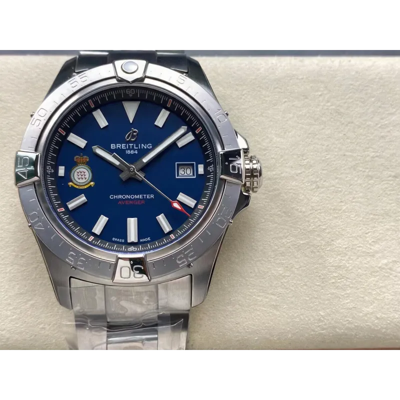 Breitling Avenger A173281A1C1A1 Replica - Quadrante Blu Lunetta Scanalata