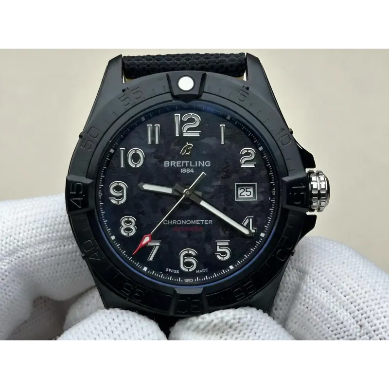 Breitling Avenger S17328101B1X1 Replica - Quadrante Nero Lunetta Scanalata