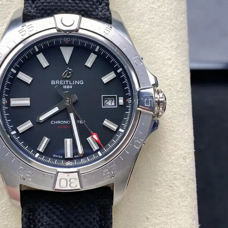 Breitling Avenger A17328101B1X1 Replica - Quadrante Nero Lunetta Scanalata