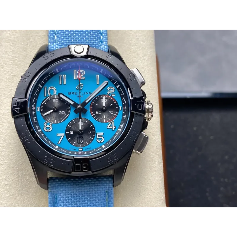 Breitling Avenger Chronograph SB0146101L1X1 Replica - Quadrante Blu Acciaio Inossidabile