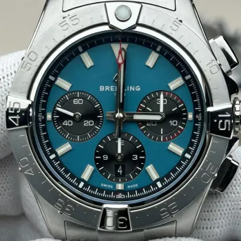 Breitling Chronomat B01 42 AB0147101C1A1 Replica - Quadrante Blu Ghiaccio