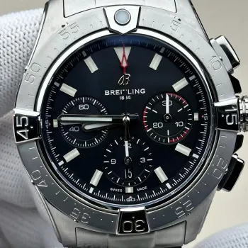 Breitling Chronomat B01 42 AB0147101B1A1 Replica - Quadrante Nero Acciaio Inossidabile