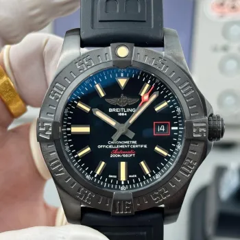 Breitling Avenger V1731010/BD12-155S Replica - Quadrante Nero Lunetta Scanalata
