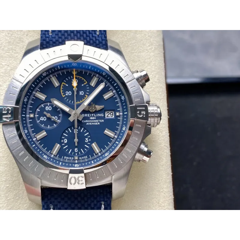 Breitling Avenger A13317101C1X1 Replica - Quadrante Blu Acciaio Inossidabile