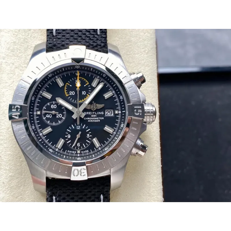 Breitling Avenger A13317101B1X1 Replica - Quadrante Nero Acciaio Inossidabile