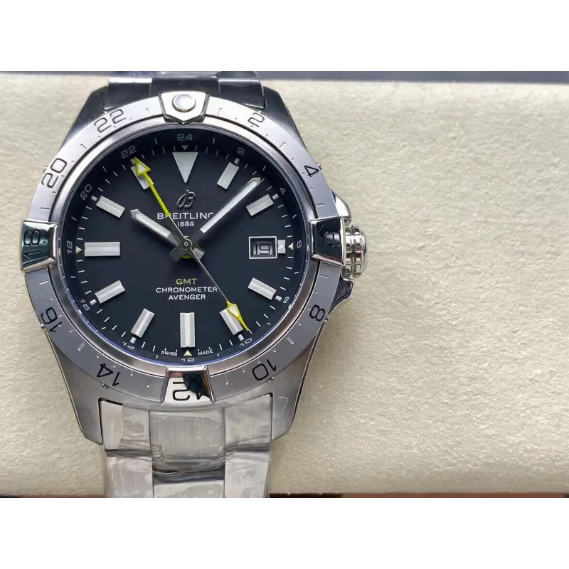 Breitling Avenger A32320101B1A1 Replica - Quadrante Nero Lunetta Scanalata