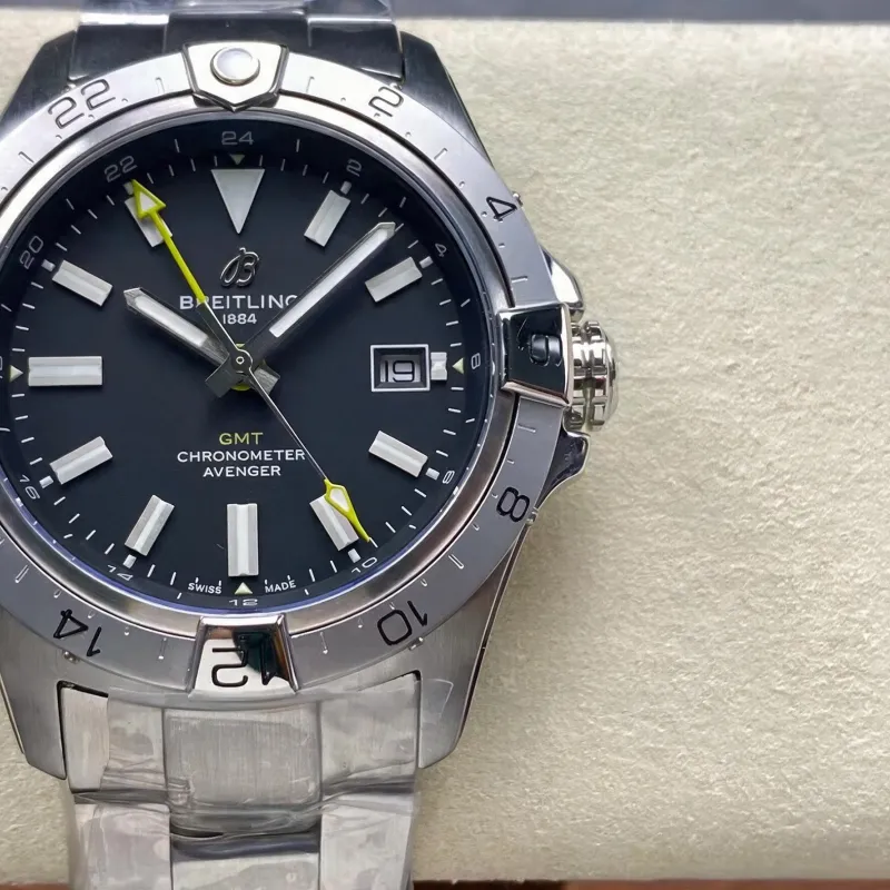 Breitling Avenger A32320101B1A1 Replica - Quadrante Nero Lunetta Scanalata