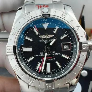 Breitling Avenger A32390111B1A1 Replica - Quadrante Nero Lunetta Scanalata