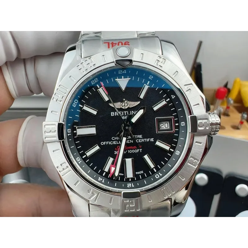 Breitling Avenger A32390111B1A1 Replica - Quadrante Nero Lunetta Scanalata