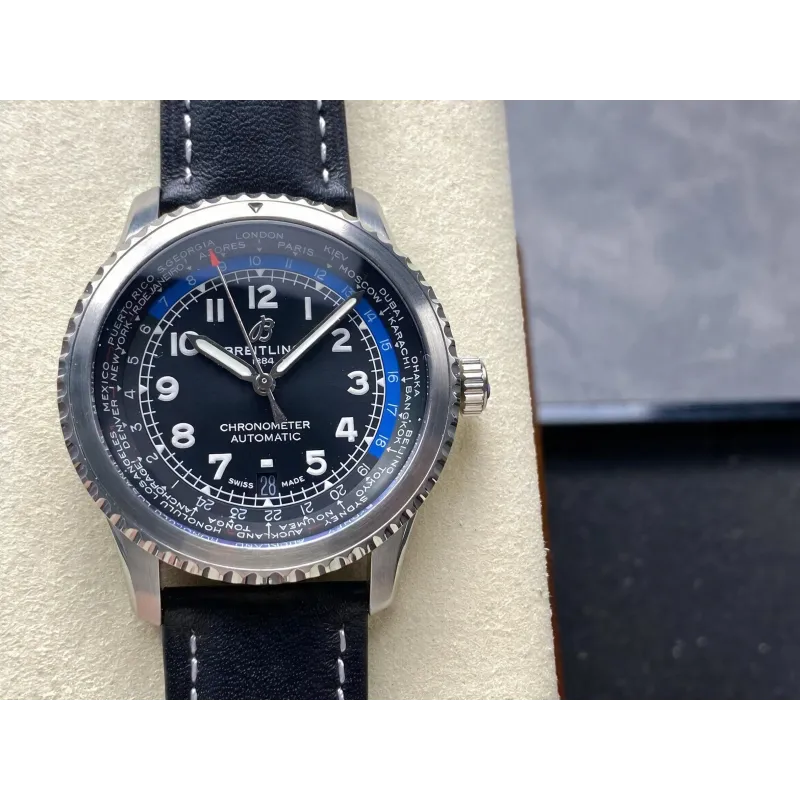 Breitling Navitimer 8 B35 Unitime 41 AB3521U41B1P1 Replica - Quadrante Nero