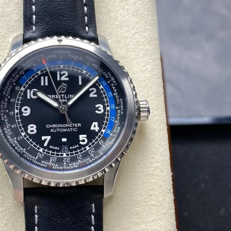 Breitling Navitimer 8 B35 Unitime 41 AB3521U41B1P1 Replica - Quadrante Nero