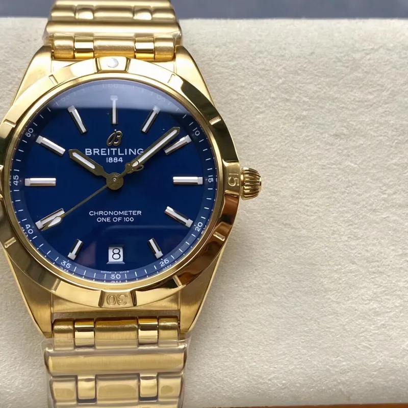 Breitling Chronomat Donna K103801A1C1K1 Replica - Quadrante Blu Lunetta Scanalata