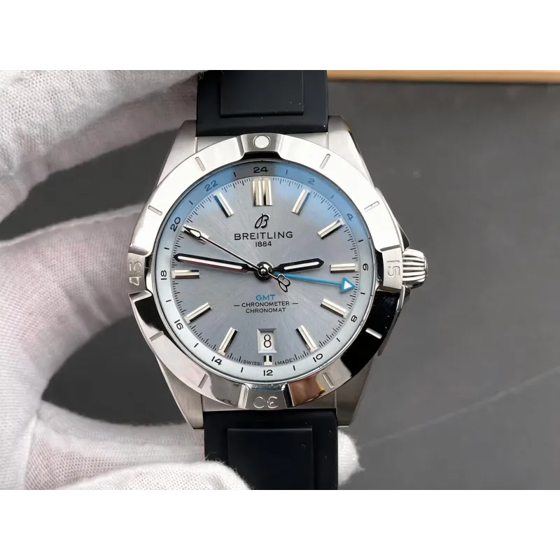 Breitling Chronomat P32398101C1S1 Replica - Quadrante Blu Ghiaccio Lunetta Scanalata