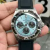 Breitling Chronomat PB0134101C1S1 Replica - Quadrante Blu Ghiaccio Lunetta Scanalata
