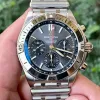 Breitling Chronomat EB0134101M1E1 Replica - Quadrante Grigio Lunetta Scanalata