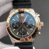 Breitling Chronomat UB0134101B1S1 Replica - Quadrante Grigio Lunetta Scanalata