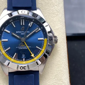 Breitling Chronomat A323981A1C1A1 Replica - Quadrante Blu Lunetta Scanalata