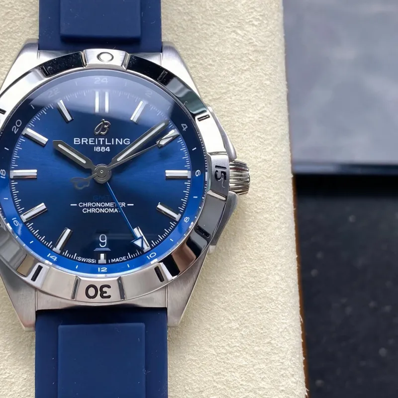 Breitling Chronomat A32398101C1A1 Replica - Quadrante Blu Lunetta Scanalata