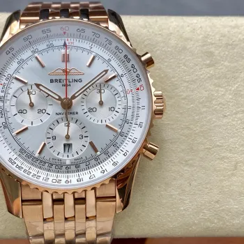 Breitling Navitimer RB0139211G1R1 Replica - Quadrante Argento Lunetta Scanalata