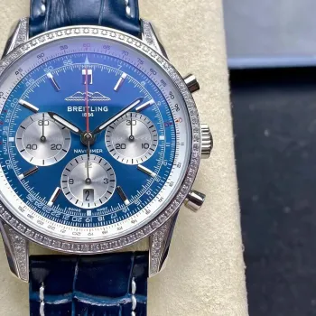 Breitling Navitimer AB0139631C1P1 Replica - Quadrante Blu Lunetta Scanalata