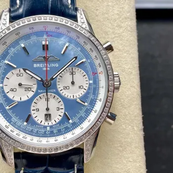 Breitling Navitimer AB01396A1C1P1 Replica - Quadrante Madreperla Lunetta Scanalata