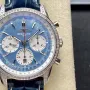 Breitling Navitimer AB01396A1C1P1 Replica - Quadrante Madreperla Lunetta Scanalata