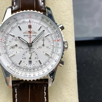 Breitling Navitimer AB0139211G1P1 Replica - Quadrante Argento Lunetta Scanalata