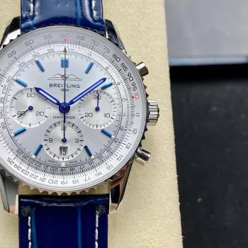 Breitling Navitimer AB0139A71G1P1 Replica - Quadrante Argento Lunetta Scanalata