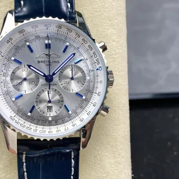 Breitling Navitimer AB0139A71G1P1 Replica - Quadrante Bianco Lunetta Scanalata