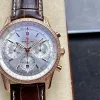 Breitling Navitimer RB0139631G1P1 Replica - Quadrante Argento Lunetta Scanalata