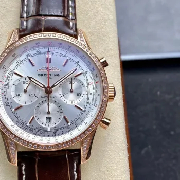 Breitling Navitimer RB0139631G1P1 Replica - Quadrante Argento Lunetta Scanalata