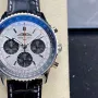 Breitling Navitimer AB0138241G1P1 Replica - Quadrante Grigio Lunetta Scanalata