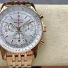 Breitling Navitimer RB0139211G1R1 Replica - Quadrante Argento Lunetta Scanalata