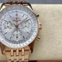 Breitling Navitimer RB0139211G1R1 Replica - Quadrante Argento Lunetta Scanalata