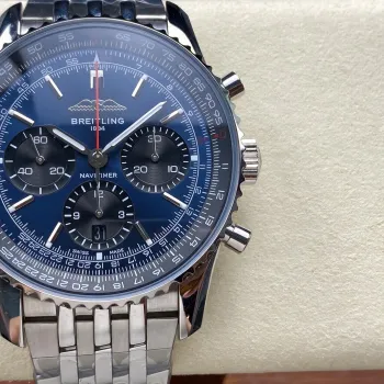 Breitling Navitimer AB0139241C1A1 Replica - Quadrante Blu Lunetta Scanalata