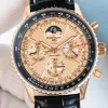 Breitling Navitimer RB19101A1H1P1 Replica - Rose Gold Lunetta Scanalata