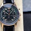Breitling Navitimer RB12302A1L1P1 Replica - Quadrante Verde Lunetta Scanalata