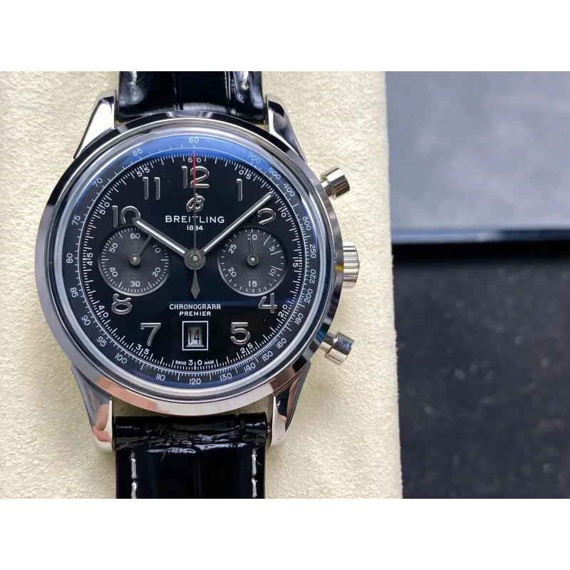 Breitling Premier AB0145221B1P1 Replica - Quadrante Nero Acciaio Inossidabile
