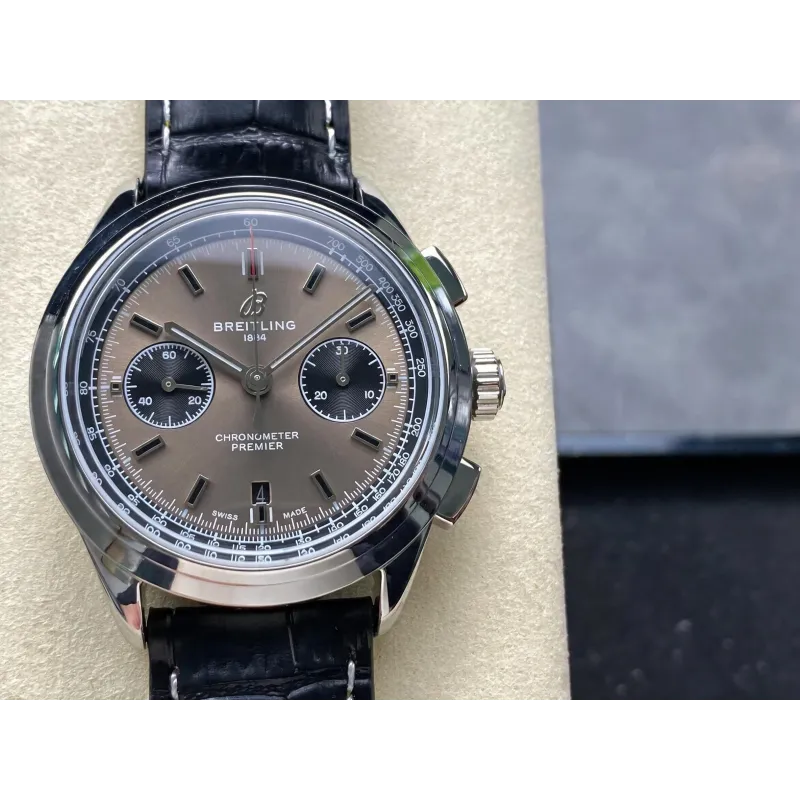 Breitling Premier B01 Chronograph 42 AB0118221B1P2 Replica - Quadrante Grigio