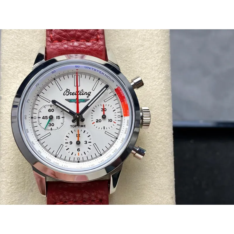Breitling Top Time B01 Chronograph Ford Mustang AB0176A71A1X1 Replica - Quadrante Bianco