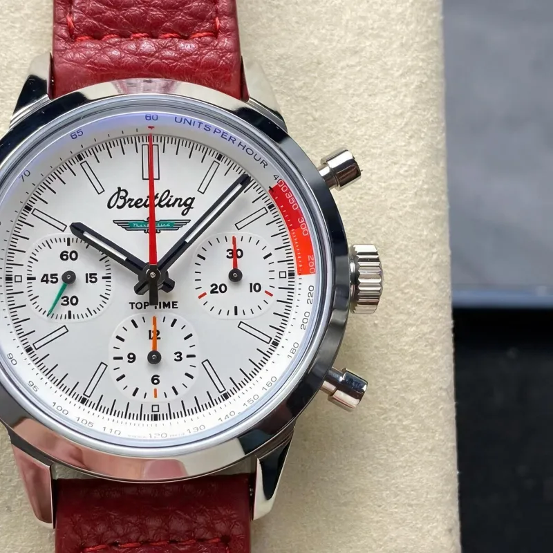 Breitling Top Time B01 Chronograph Ford Mustang AB0176A71A1X1 Replica - Quadrante Bianco