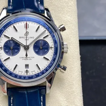 Breitling Premier AB01186A1G1P1 Replica - Quadrante Argento Acciaio Inossidabile