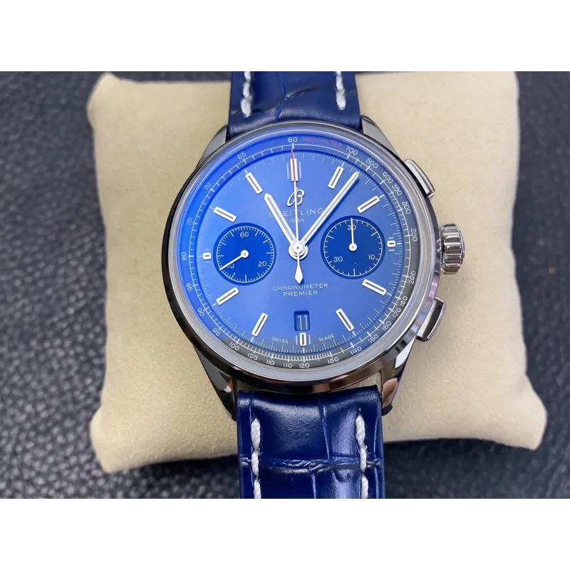 Breitling Premier AB0118A61C1P1 Replica - Quadrante Blu Acciaio Inossidabile
